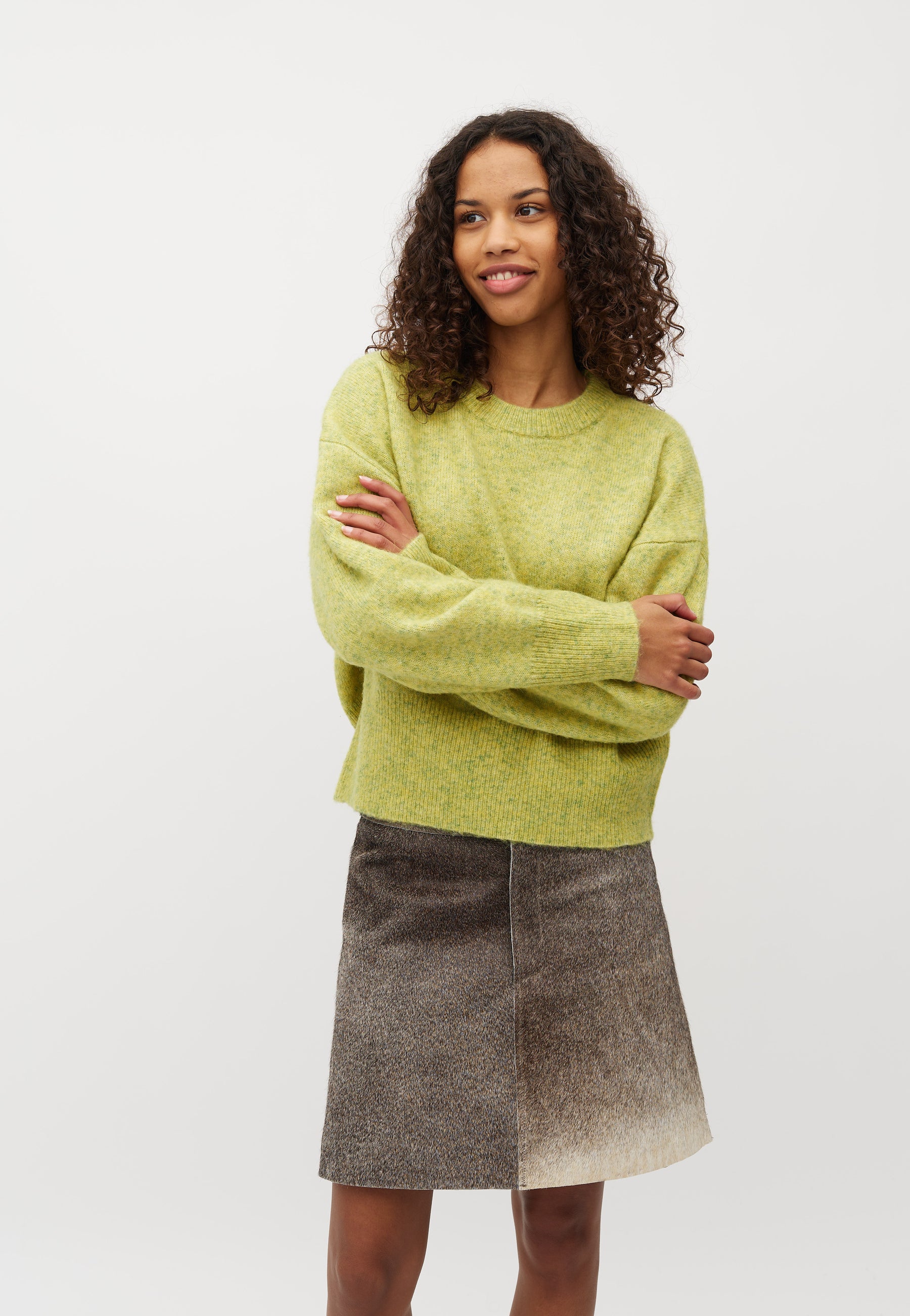 Sadi-M_Sunny Lime Melange_Model_0